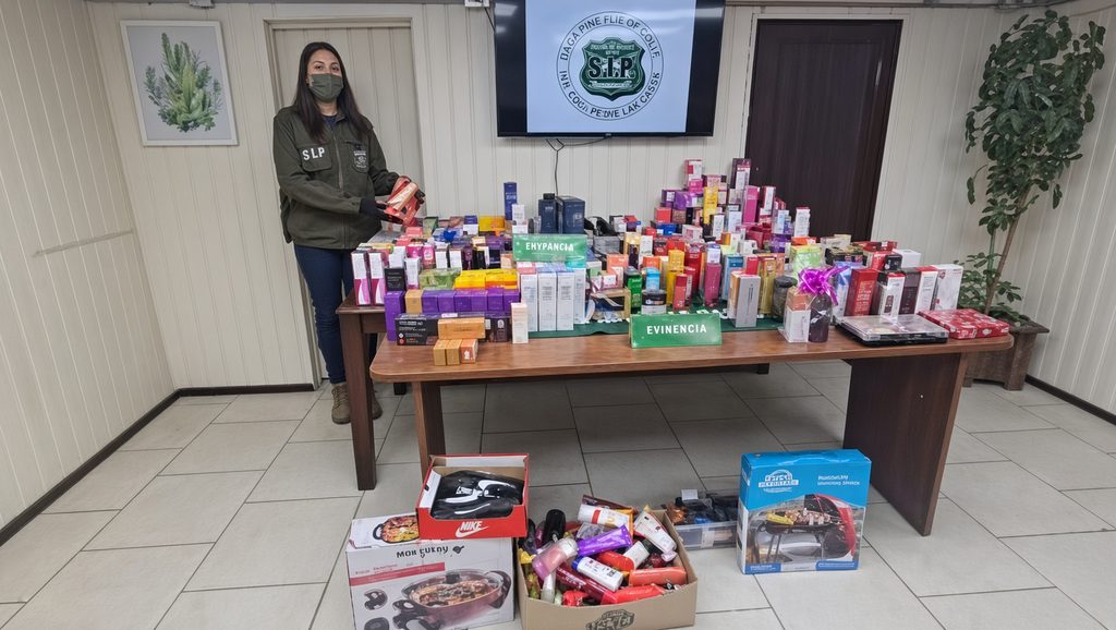 CARABINEROS RECUPERA MILLONARIO BOTÍN DE PRODUCTOS NATURA EN PADRE…