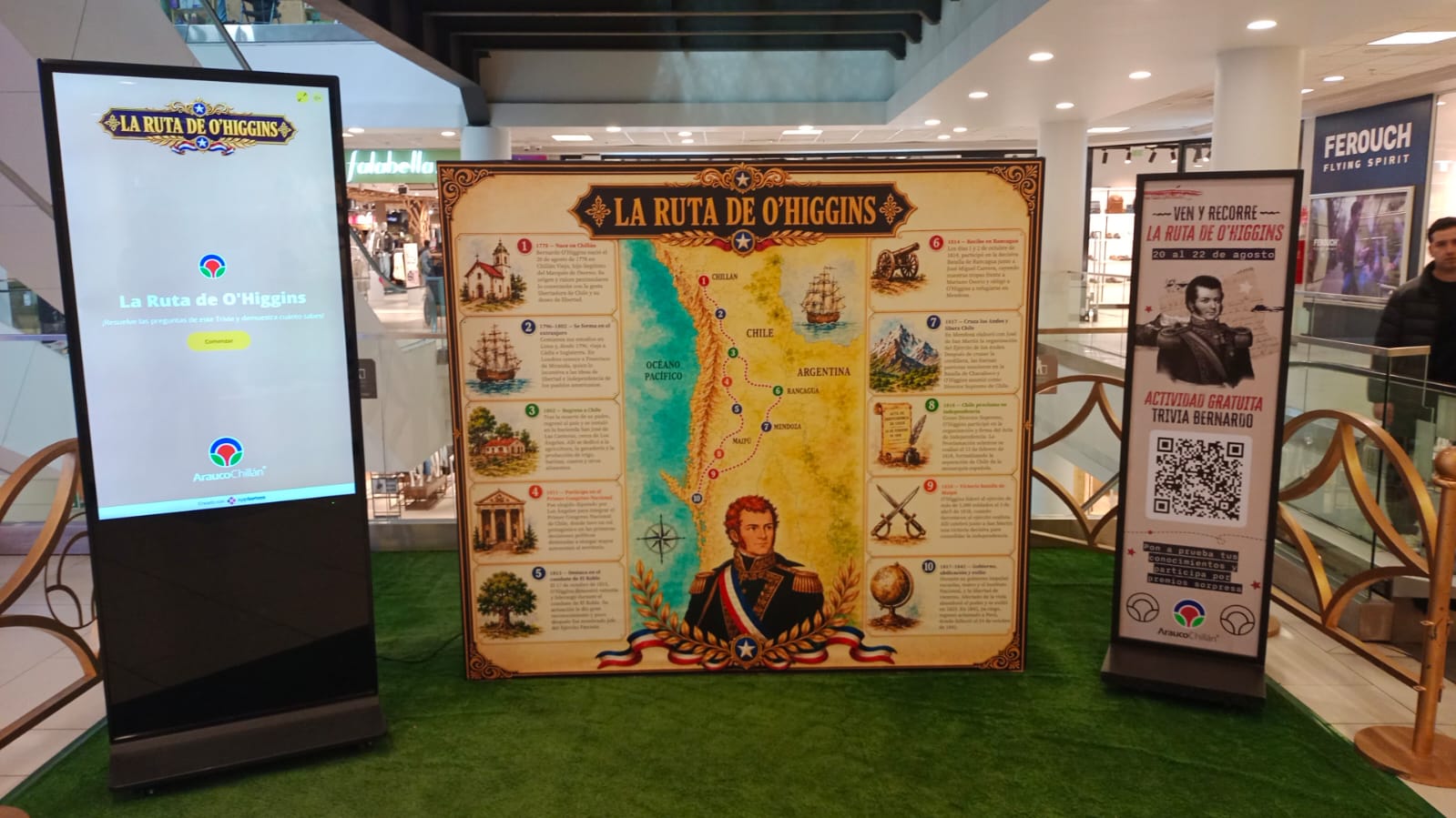 Mall Arauco Chillán conmemoró el natalicio de Bernardo O’Higgins con…