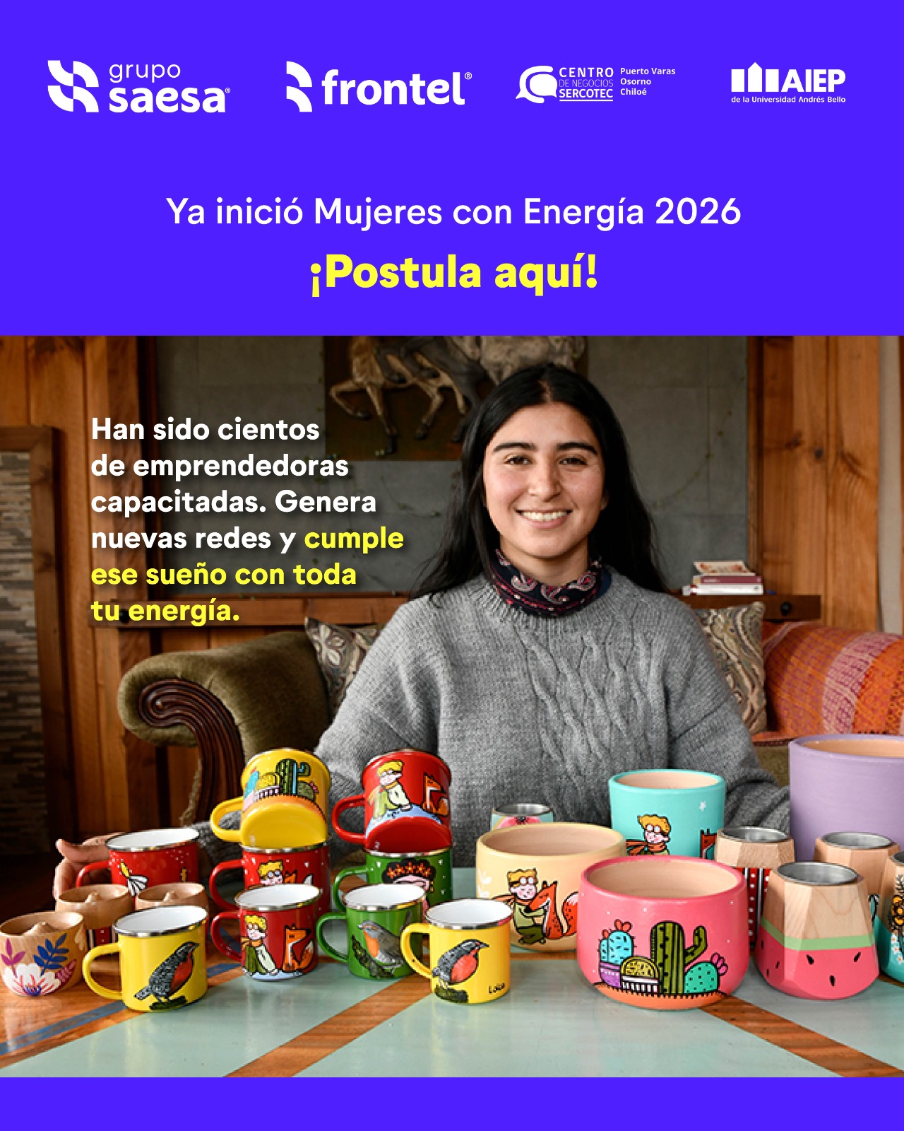 Ya se inició el programa ‘Mujeres con energía 2026’.