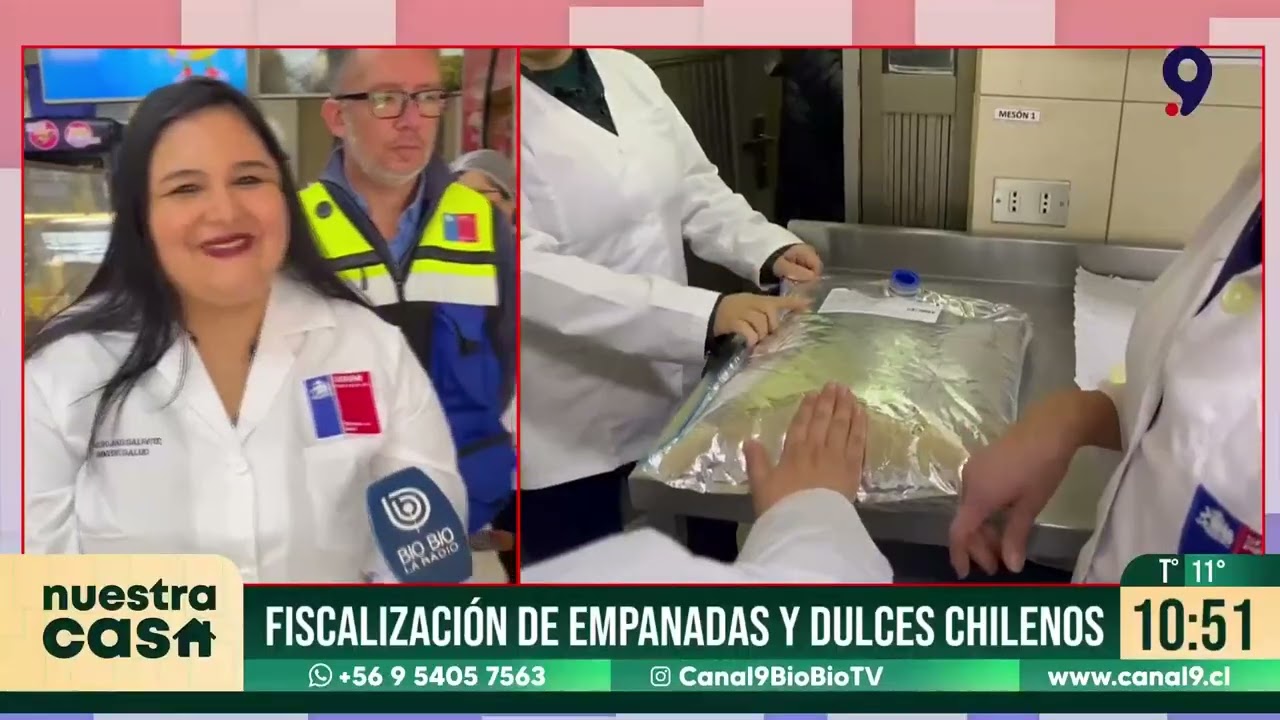 Fiscalización de empanadas y dulces chilenos