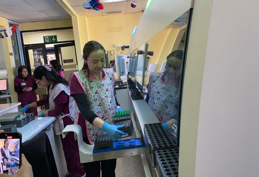 Hospital de Chillán pone en marcha cadena robótica que procesa más…