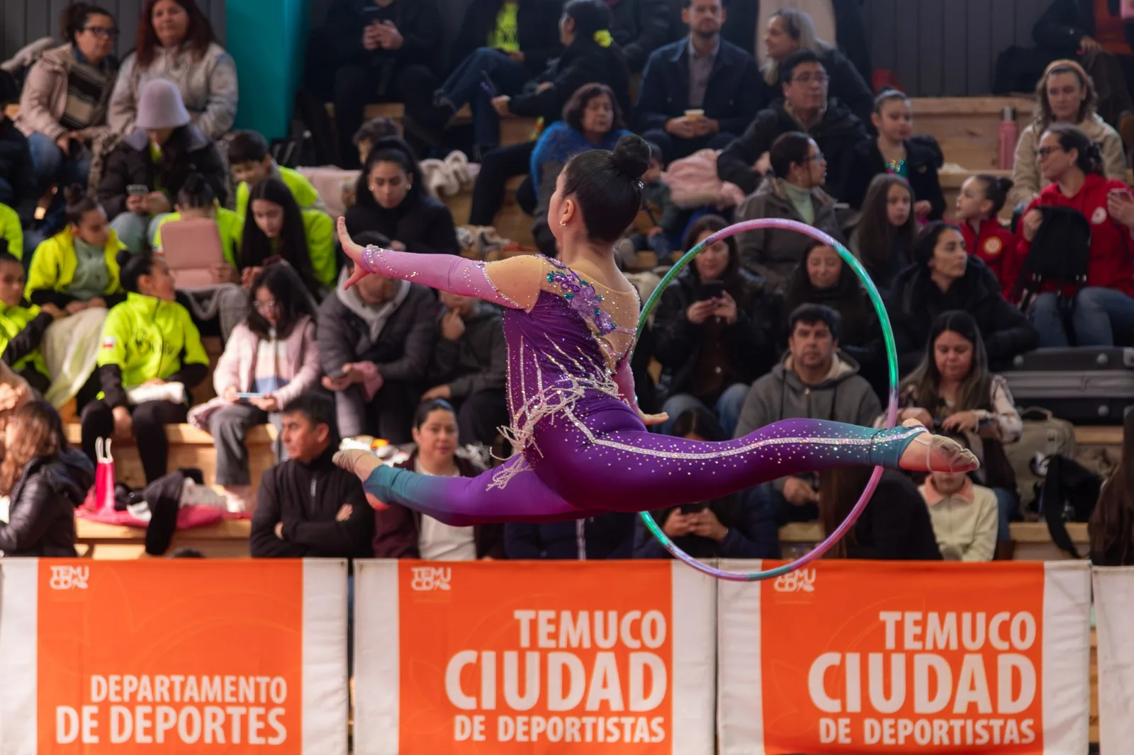 Temuco reunió a 21 clubes del país en torno a la gimnasia rítmica…