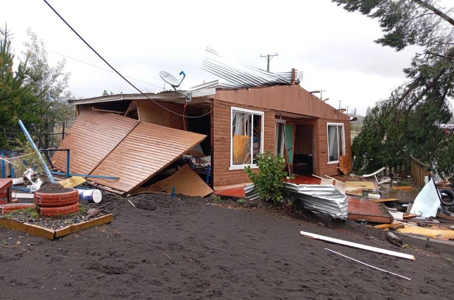 DMC confirmó categoría F0 de tornado que afectó anoche a Ñuble