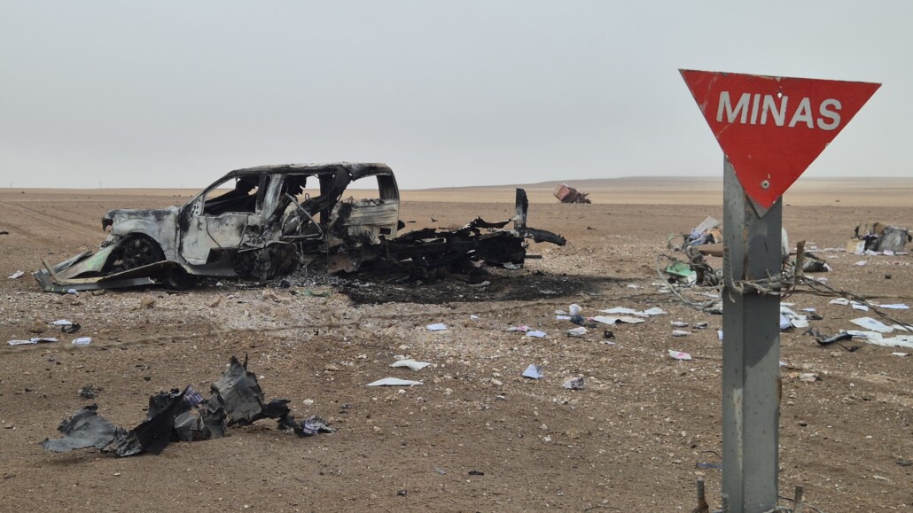 Un muerto deja explosión de camioneta tras ingresar a campo minado…