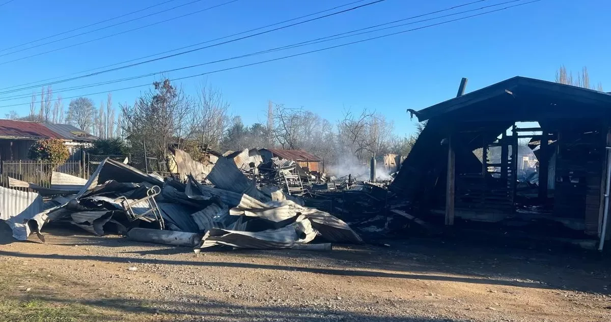 Incendio en hogar de Pitrufquén