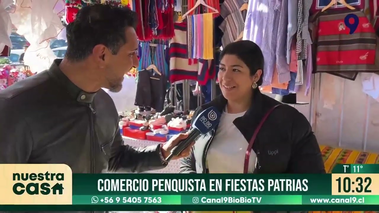 Comercio penquista en Fiestas Patrias