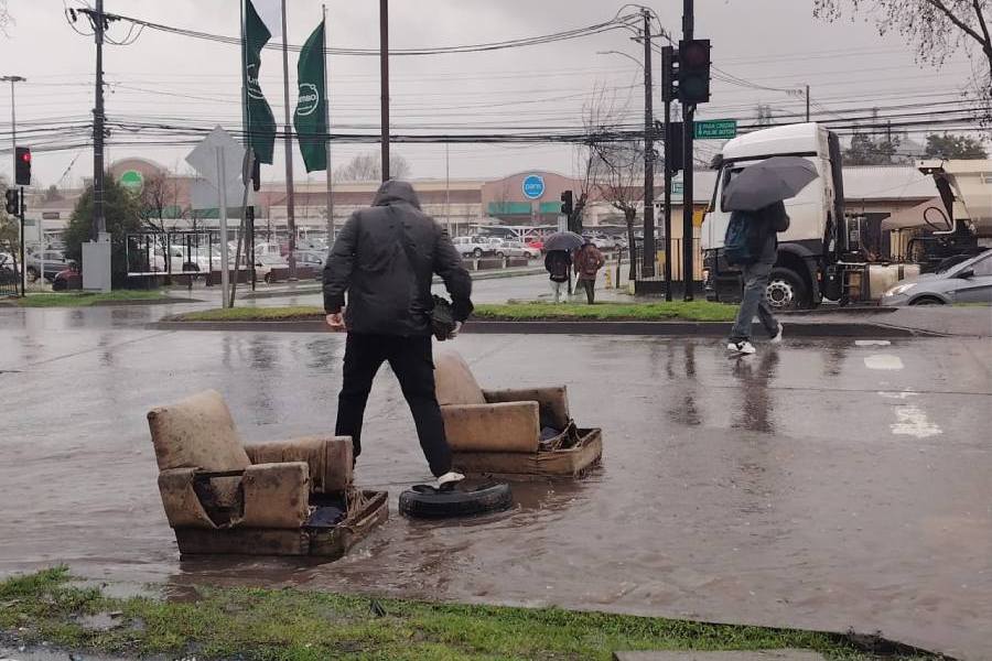 Sistema frontal deja 30 mm en Chillán y se intensificará durante la…