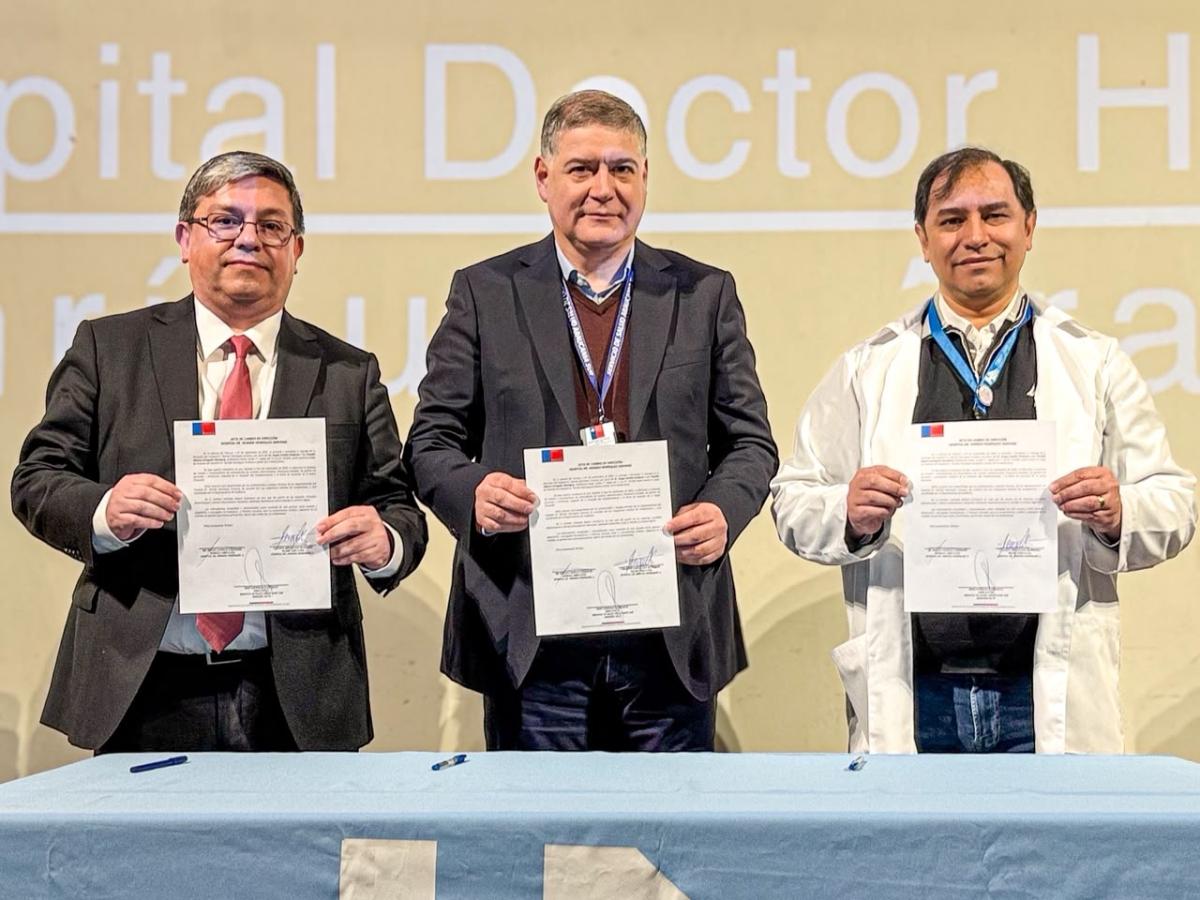 Nuevo director asume liderazgo del Hospital Dr. Hernán Henríquez Aravena