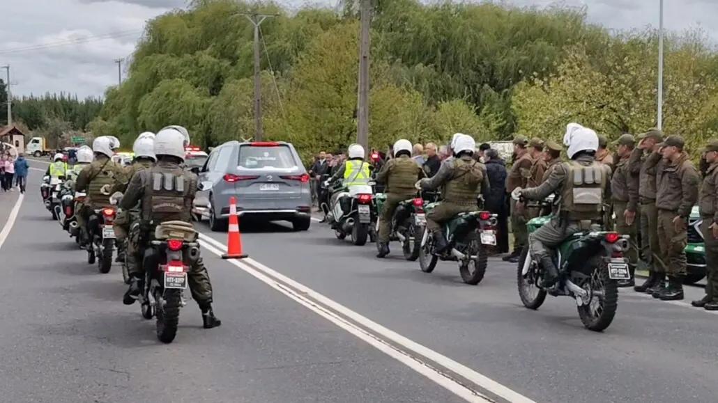 Cortejo fúnebre del sargento asesinado en Quilleco recorrió…