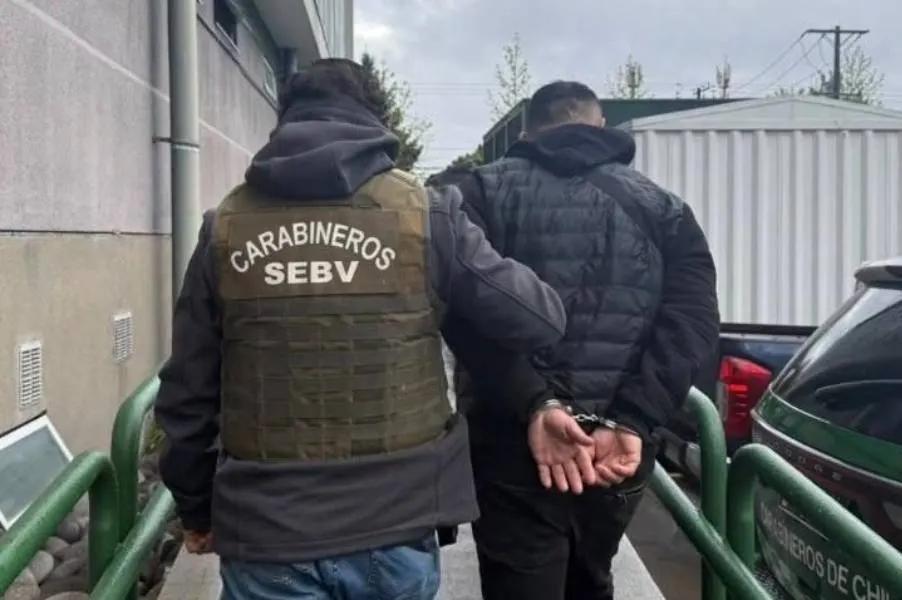 Sebv Ñuble captura a prófugo requerido por tribunales de Valdivia y…