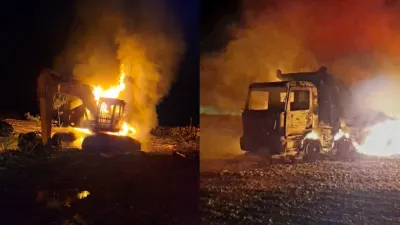 Atentado incendiario en Angol deja cuatro maquinarias destruidas