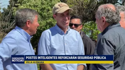 Villa Alemana instala nueve postes inteligentes para reforzar la…