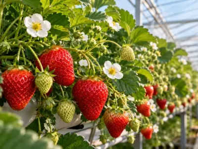 Plantas de frutillas que pueden dar frutos 2 veces en una misma…